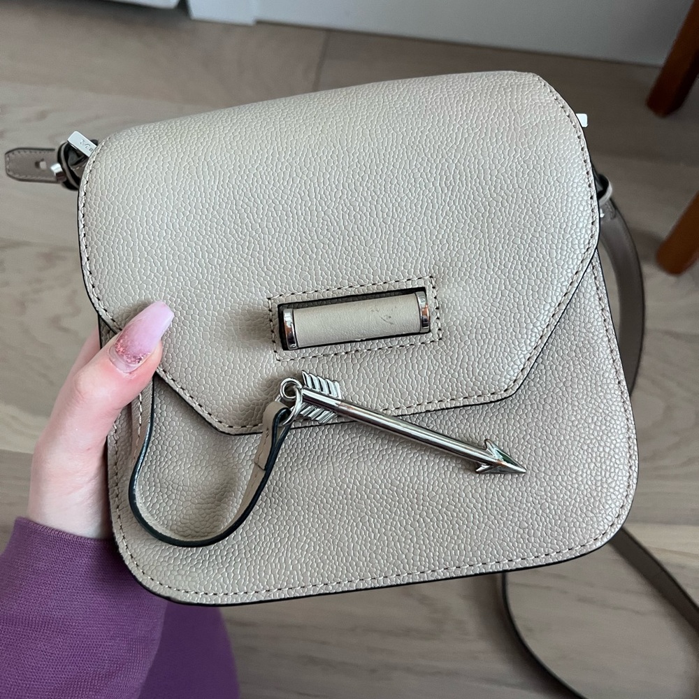 Mackage Arrow Leather Crossbody Bag